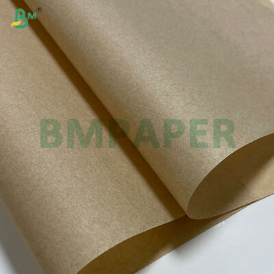 Rouleaux de papier brun résistant à la graisse de 30 g/m² et 35 g/m² pour l'emballage de restauration rapide