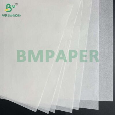 Papier sulfurisé blanchi de qualité alimentaire 40 g/m² 45 g/m² 50 g/m² pour emballage de hamburger