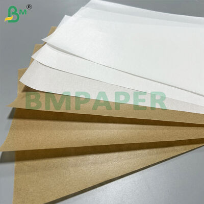 Feuille - Papier de boulangerie sans adhésifs papier kraft parchment brun et blanc