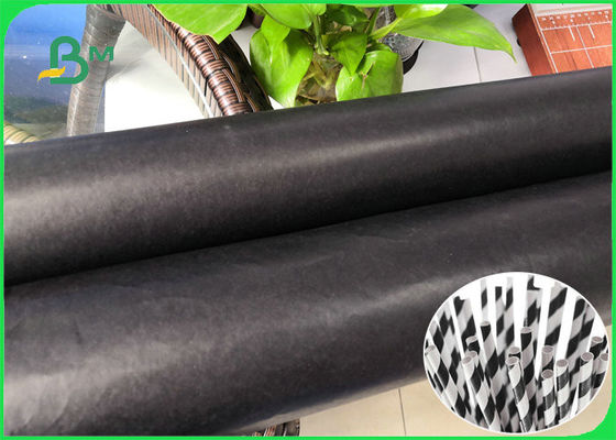 Rouleau de papier paille imprimable noir complet sur une face, 80G 135G