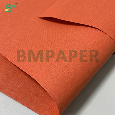 One Side Glossy Long Fiber Machine Glazed Striped Kraft Paper For Packing 
