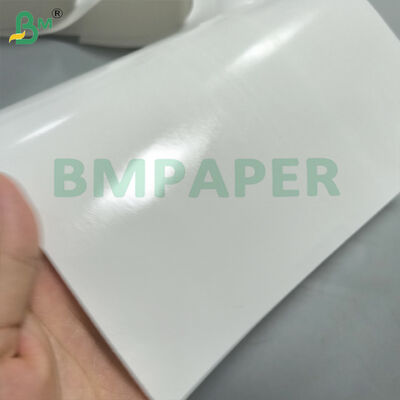 Papier d'art blanc imperméable à haute brillance pour l'impression d'affiches avec revêtement PE simple face