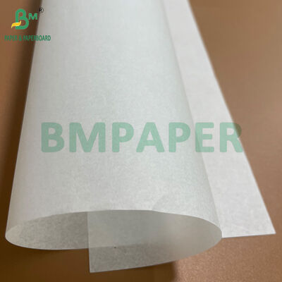 Rouleaux de papier de qualité alimentaire blanchis 33 gm 35 gm 38 gm résistant à la graisse pour l'emballage de sandwichs