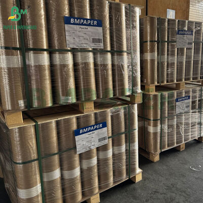 Strong Expansible 60gr One Side Gloss MG Stripped Kraft Paper Unbleached