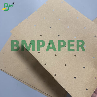Rouleaux de papier kraft brun perforé de 90 à 72 pouces, 80, longueurs personnalisées, trous ronds