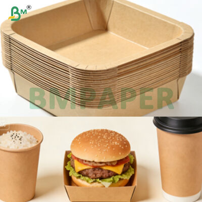 Papier enduit en PE unique à haute imprimable pour les boissons à emporter
