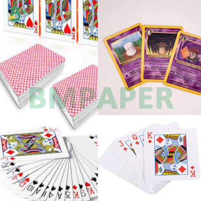 papier de carte à jouer TCG de pâte de bois de Vierge de noyau noir 320gsm