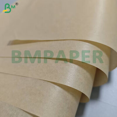 40 grammes deux côtés en silicone enduit papier de cuisson brun Jumbo Rolls