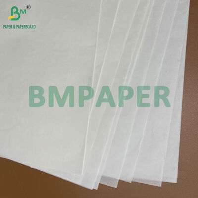 Rouleau de papier blanc 40GSM de qualité alimentaire résistant à la graisse pour l'emballage de hamburgers et de sandwichs