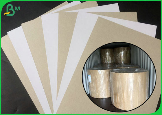 Côté blanc de conseil duplex enduit certifié par FSC avec le dos de gris en emballage de grand petit pain