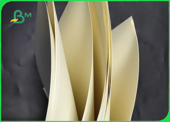 papier de Woodfree de jaune de 70GSM 80GSM/pulpe 100% de Vierge papier vergé FSC certifiée