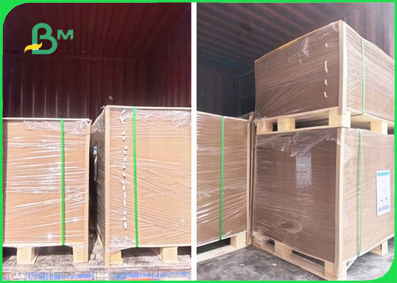 125gsm - papier de revêtement de Brown Papier d'emballage de la Vierge 400gsm certifié par FSC pour des sacs en papier