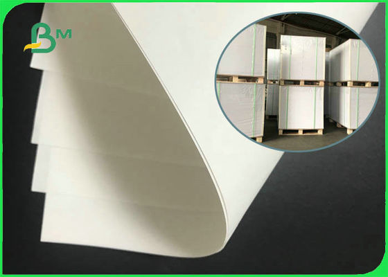 Force dure 80gsm - 120gsm papier d'emballage de blanc de 610 * de 860mm en petit pain pour des sacs