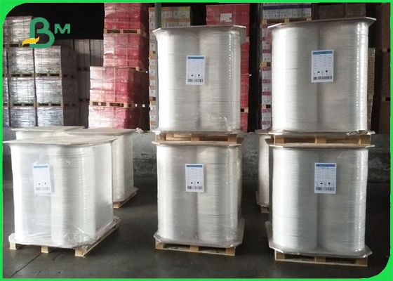 Largeur blanche thermoscellable de la couleur 27mm de Straw Wrapping Paper 28gsm