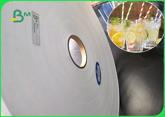 Papier pour pailles à boire de couleurs imprimées personnalisées pour pailles à café