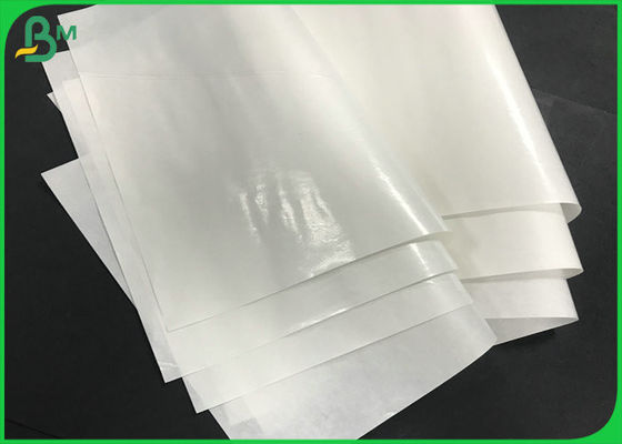 Le PE de largeur de FDA 510mm a enduit 40 au papier blanc Rolls de 120g emballage pour l'emballage de pain