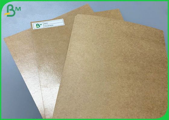 Papier 270gsm de Brown emballage de catégorie comestible avec du PE 15gsm enduit pour la boîte sèche à nourriture