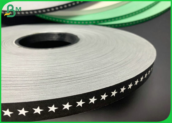 Catégorie comestible 60gsm Slitted 15mm Straw Paper For Drink Straw imprimé par couleur noire