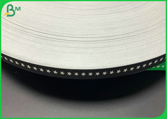 Catégorie comestible 60gsm Slitted 15mm Straw Paper For Drink Straw imprimé par couleur noire