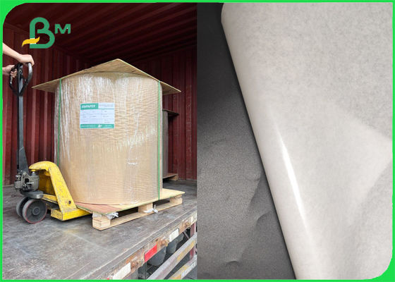 Poly papier d'emballage blanc enduit Rolls enorme PAPIER du PE 40gsm + 12g