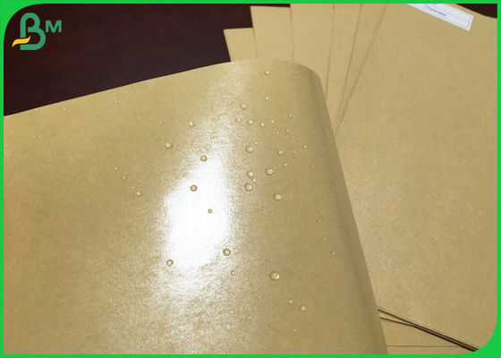 Le papier imperméable de 150gsm Brown emballage avec du PE enduit pour des écrous mettent en sac