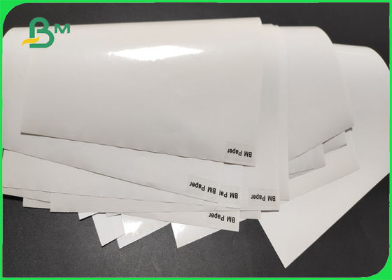 blanc lumineux doux brillant de la meilleure qualité imprimable de papier pour étiquettes 80gsm
