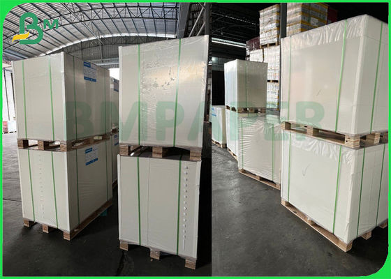 Papier de carte blanc de C1S 325gsm 350gsm pour l'emballage alimentaire congelé