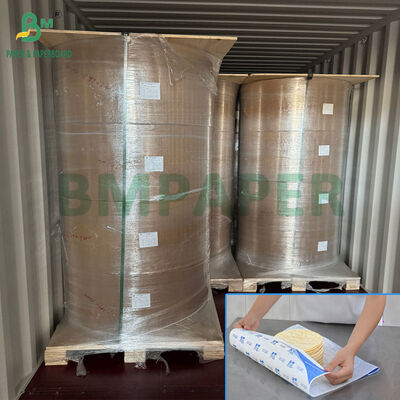 30 gm 40 gm papier séparateur de tortillas blanc de qualité alimentaire en bobine de 35 cm 47 cm