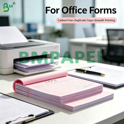 Papier autocopiant numérique 2 - parties blanc et rose format A4 pour formulaires multipartites