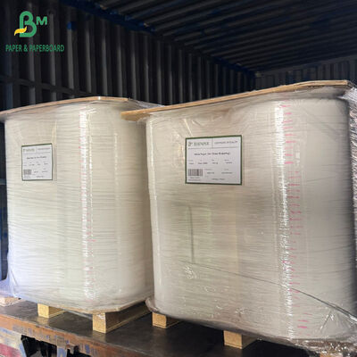 24gsm 28gsm Straw Wrapping Paper White Rolls qui respecte l'environnement 26mm 29mm 32mm